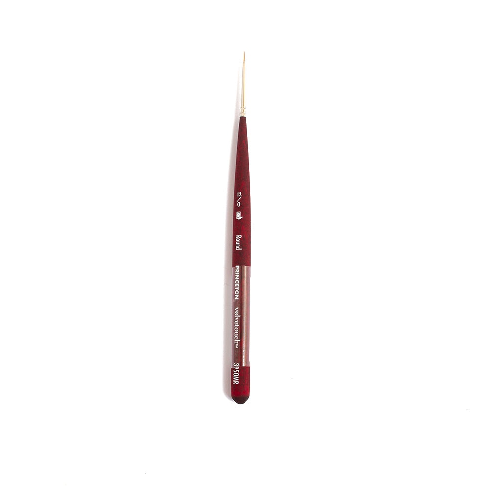 Princeton, Brush, Art & School, Velvetouch, Multimedia, Mini Round, 12/0, 398268